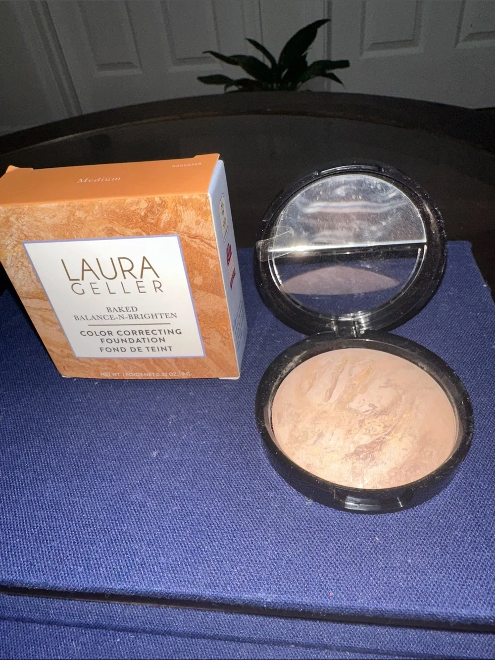 Laura Geller Color Correcting Baked Foundation - Warm Tan Marble